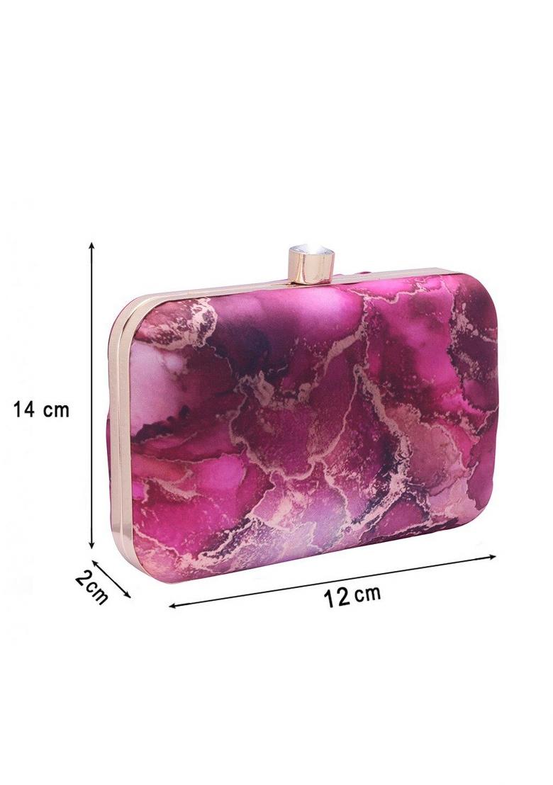 Printed Box Clutch