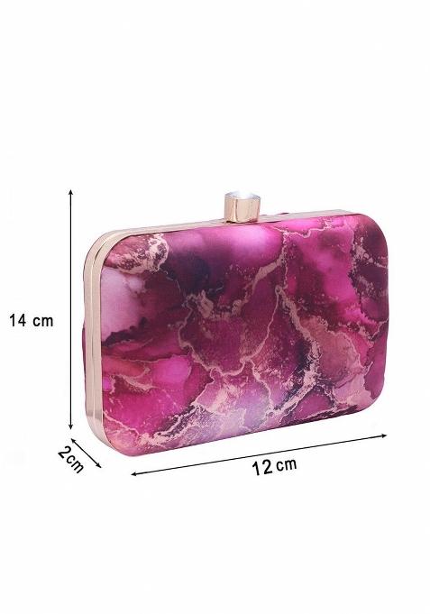 Printed Box Clutch