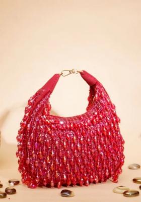 Red Woven Bags
