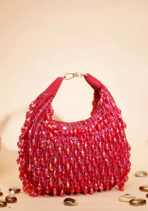 Red Woven Bags