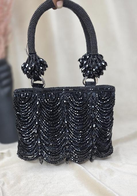 Black Woven Bags