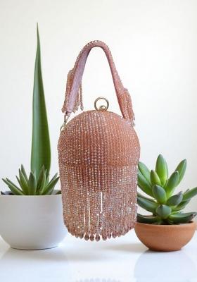 Peach Woven Bags