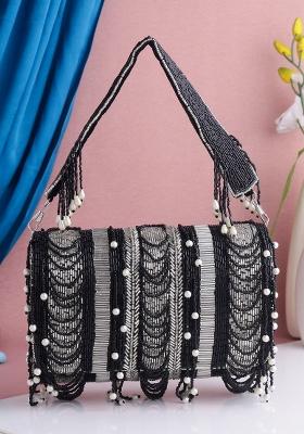 Grey Woven Bags
