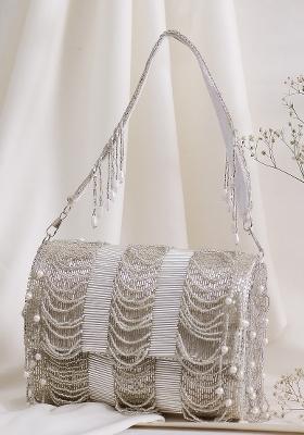 White Woven Bags
