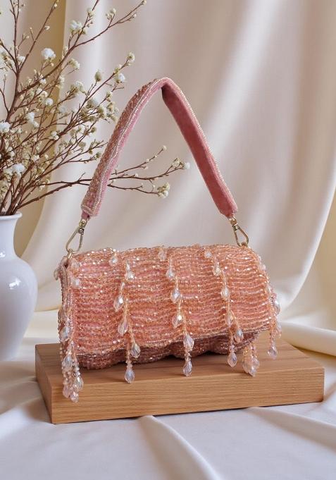 Peach Woven Bags
