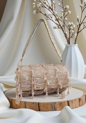 Golden Woven Bags