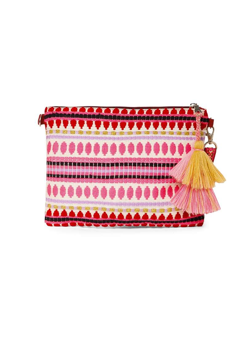 Multicolor Embroidery Acrylic Sling Bag - Indya