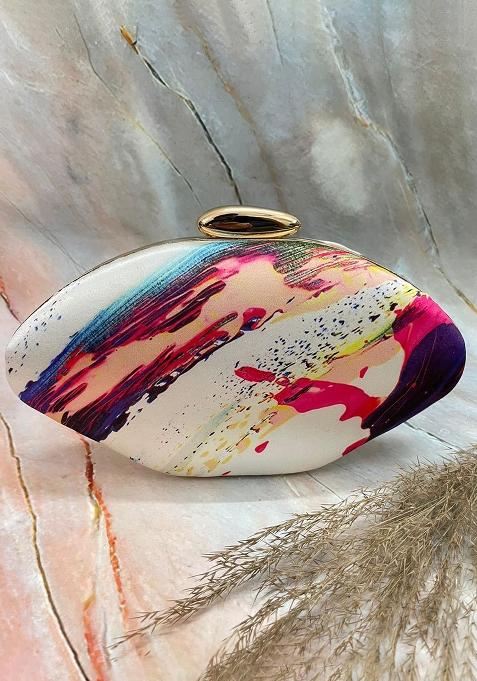 Multicolor Silk Sling Bag