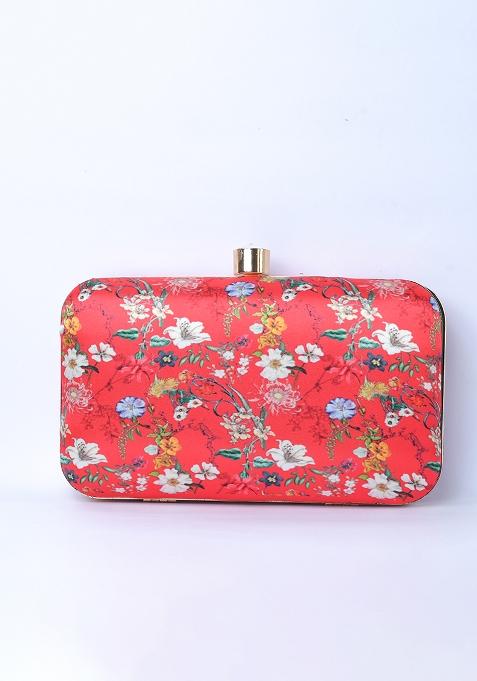 Red Silk Sling Bag