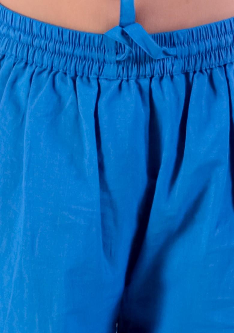 Green Jaipuri Print Kurta With Pajama (Set of 2)