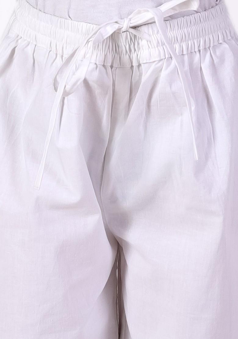 Grey Jaipuri Print Kurta With Pajama (Set of 2)