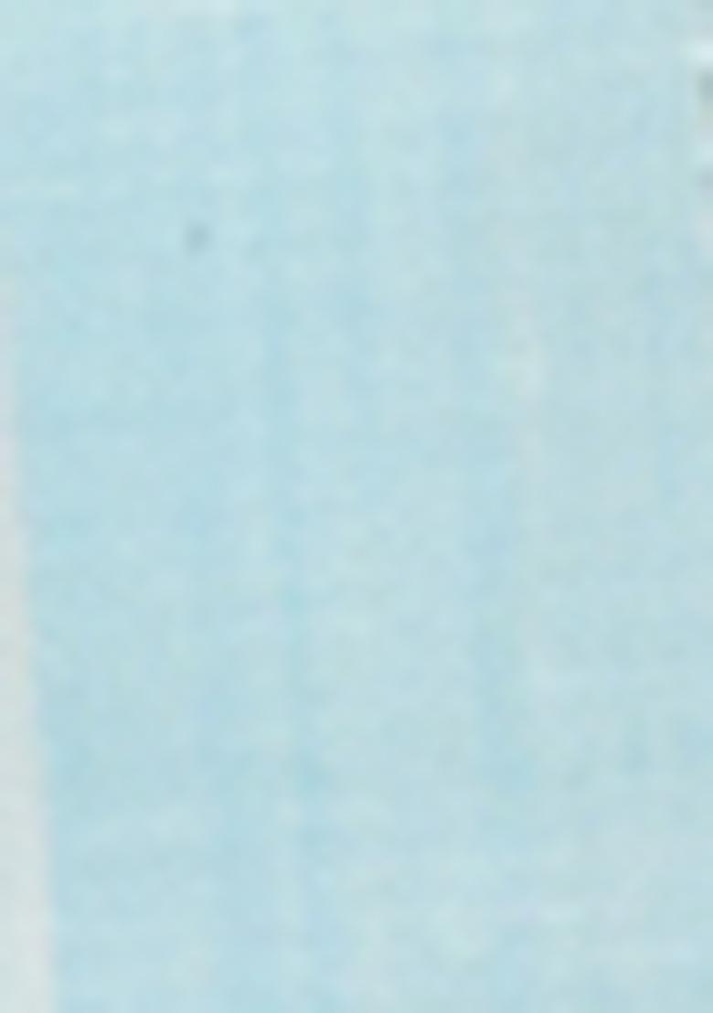 Firozi Blue Embroidered Cotton Kurta With Churidar Pants