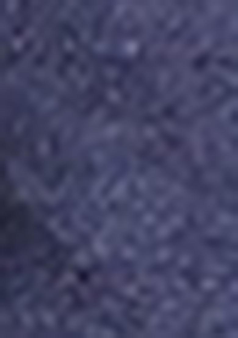 Navy Blue Embroidered Banarasi Silk Kurta For Boys