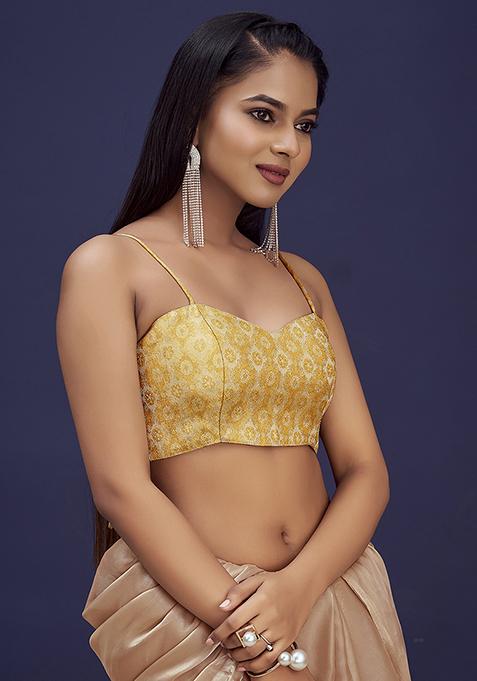 Cream Woven Silk Blouse