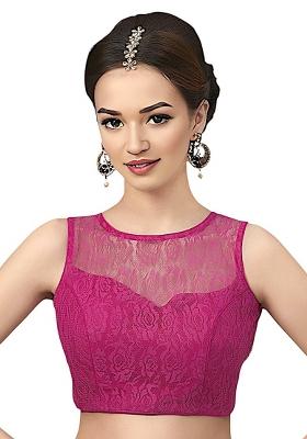 Rani Back Hook Closure Net Blouse