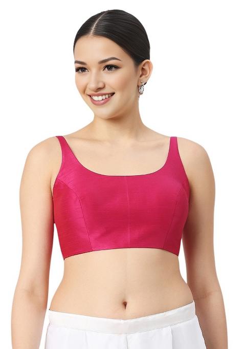 Rani Back Hook Closure Art Silk Blouse