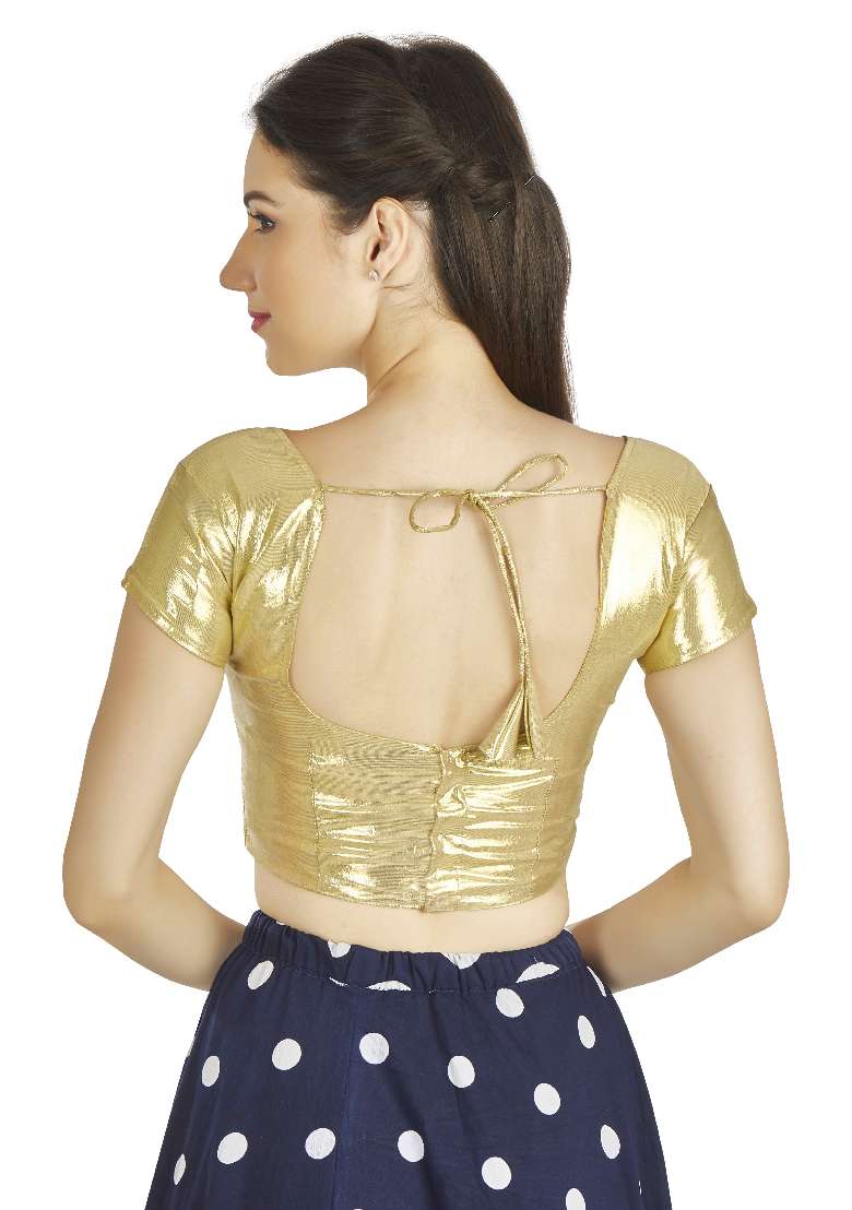 Gold Motif Matty Blouse - Indya