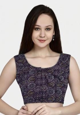 Pink Printed Cotton Blouse