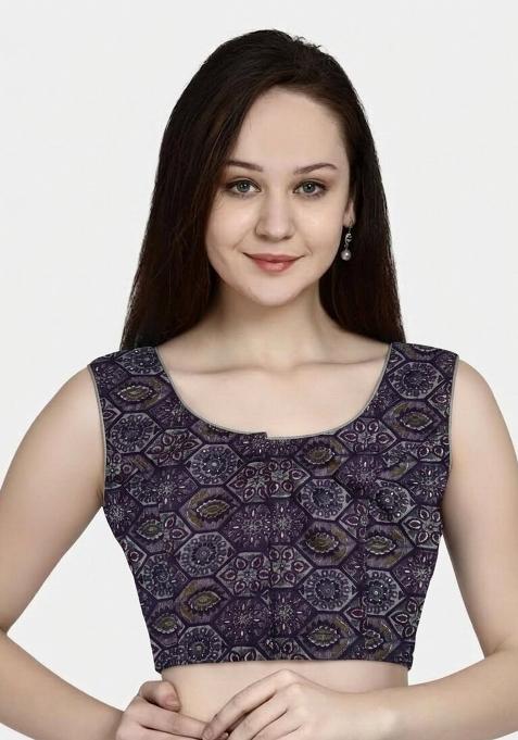 Pink Printed Cotton Blouse