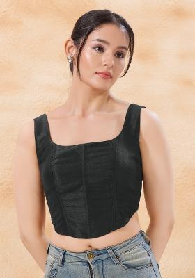 Black Silk Blouse