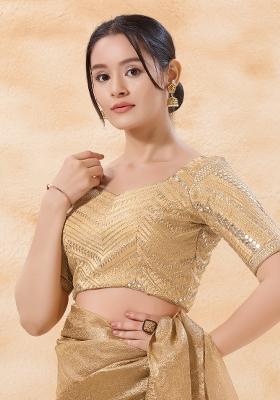 Golden Silk Blouse