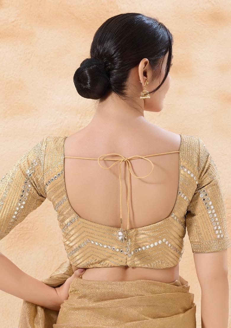 Golden Silk Blouse - Indya