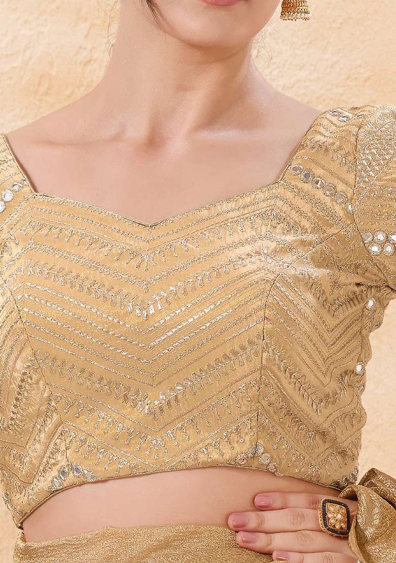 Golden Silk Blouse - Indya