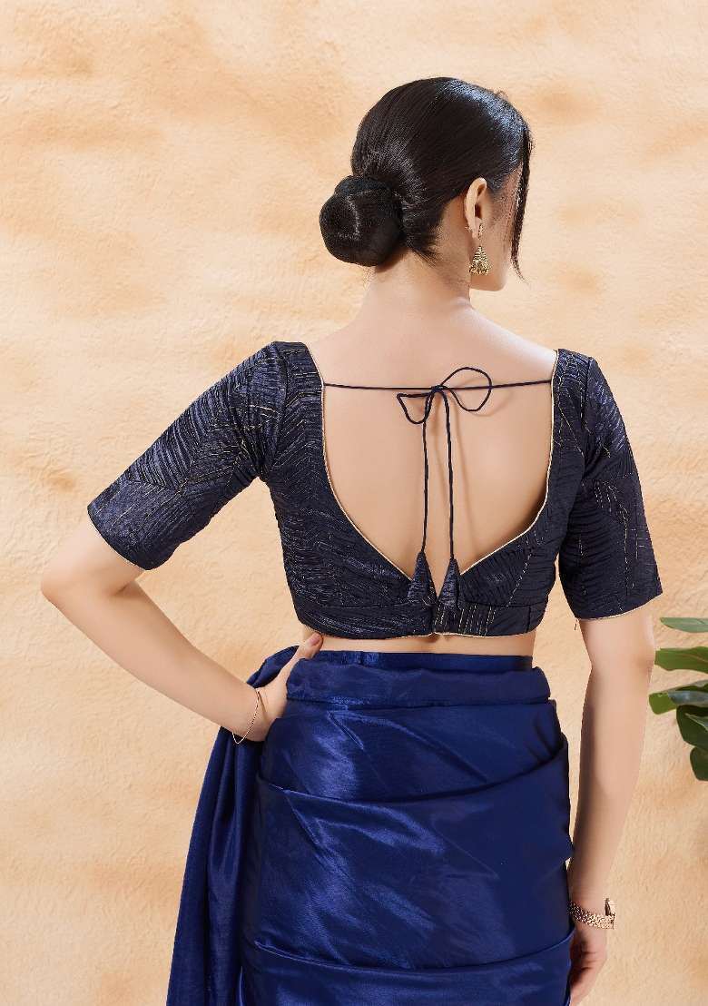Nevy Blue Blouse - Indya