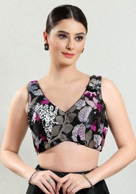 Black Net Blouse