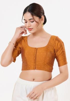 Mustard Silk Blouse