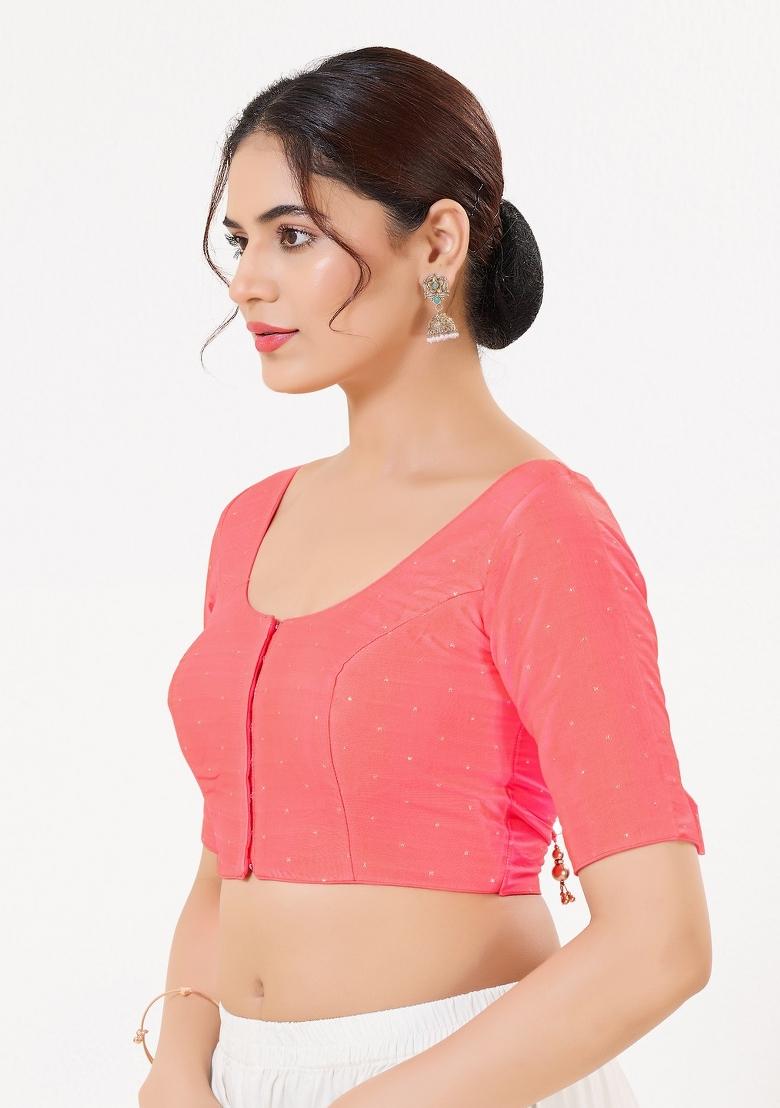 Pink Silk Blouse - Indya