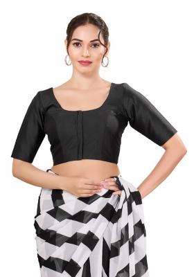 Black Brocade Blouse