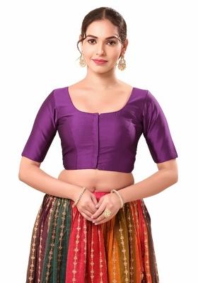 Brinjal Brocade Blouse