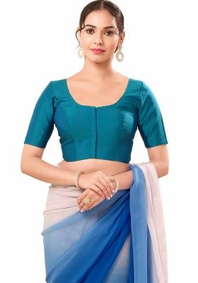 Firozi Brocade Blouse
