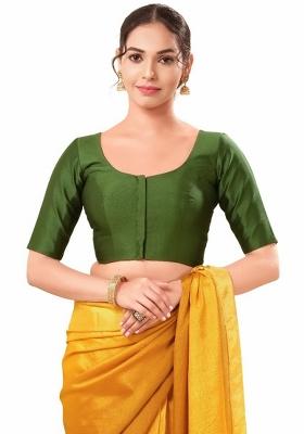 Mehendi Green Brocade Blouse
