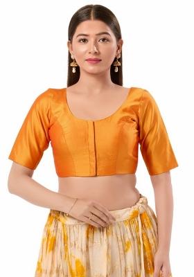 Mustard Brocade Blouse