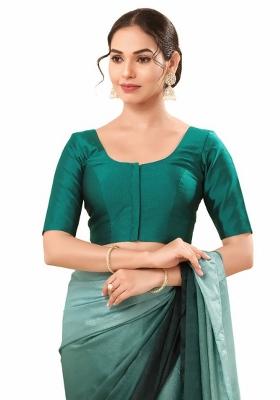 Rama Green Brocade Blouse