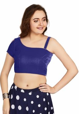 Blue Velvet Blouse