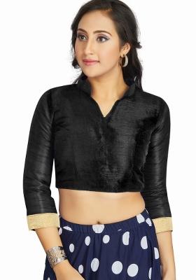 Black Silk Blouse