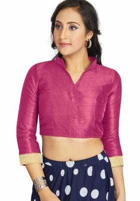 Pink Silk Blouse
