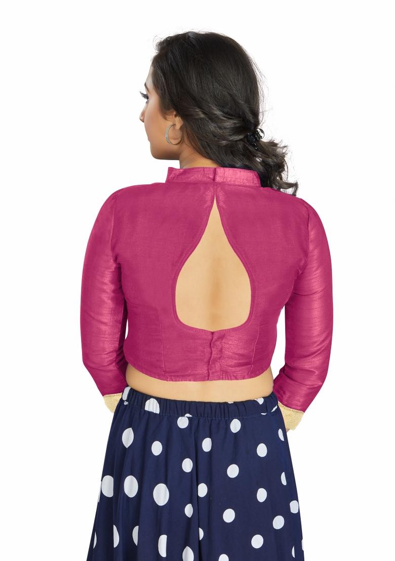 Pink Silk Blouse - Indya
