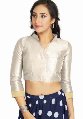 Off White Silk Blouse