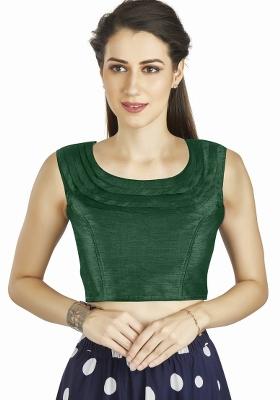 Green Silk Blouse