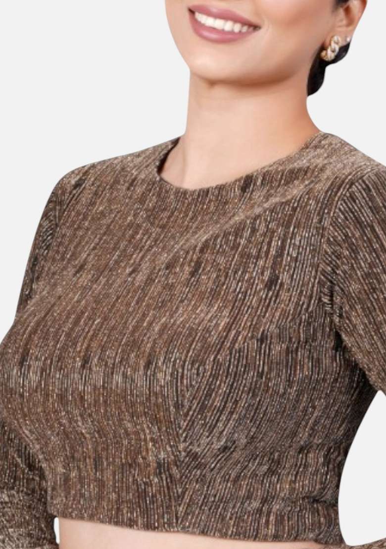 Copper Tissue Blouse - Indya