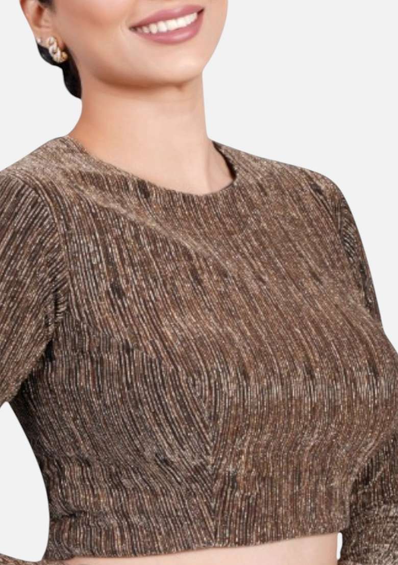Copper Tissue Blouse - Indya