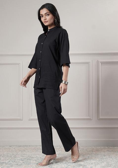 Fuchsia embroidered Cotton Dress