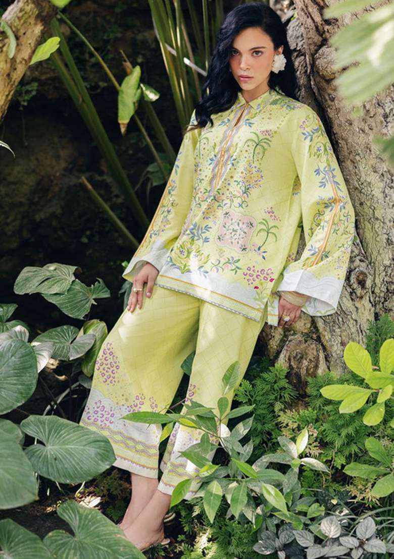 Pista Floral Print Rayon Co Ord Set - Indya
