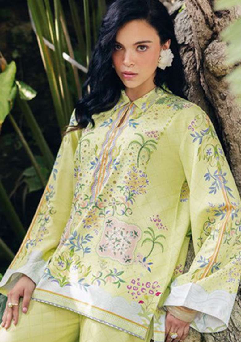Pista Floral Print Rayon Co Ord Set - Indya