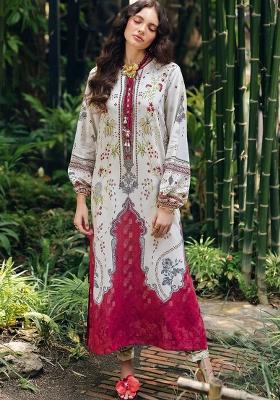 White Printed Rayon Co-ords Set