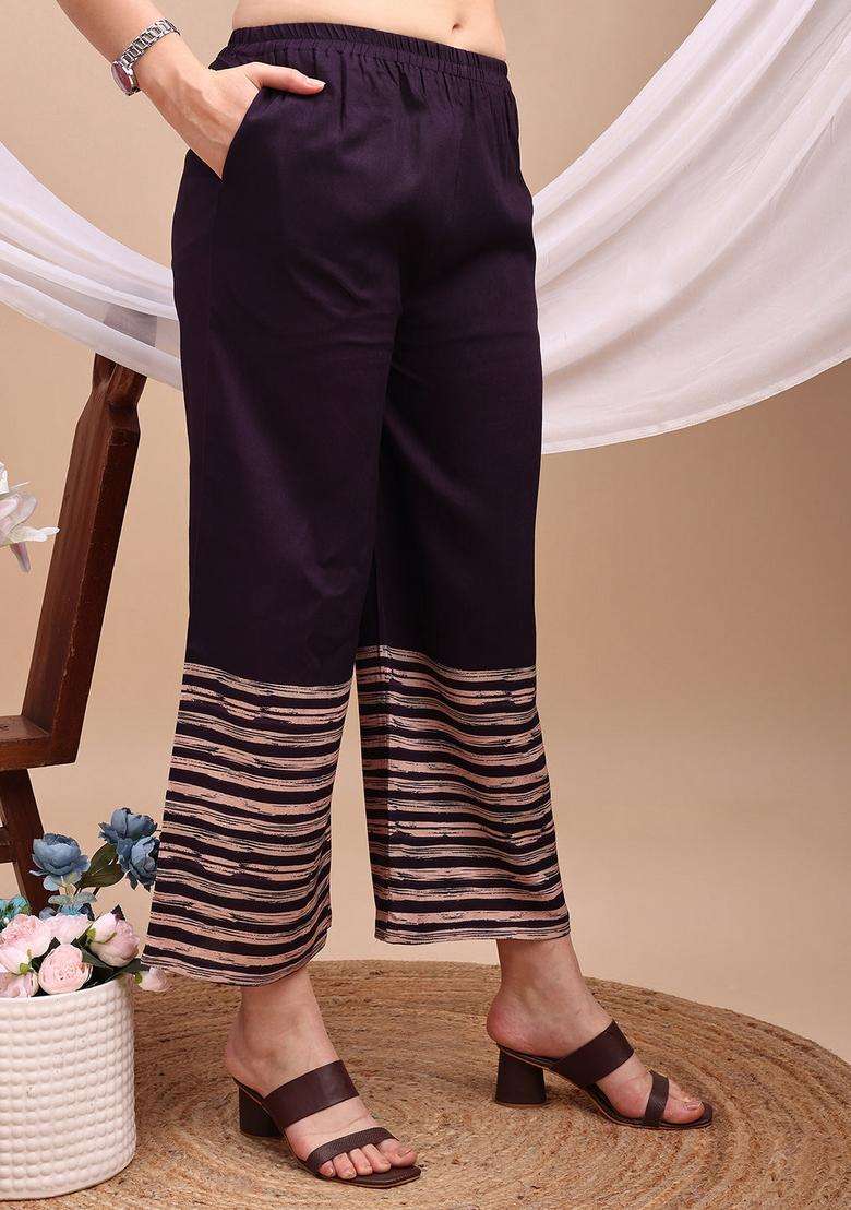 Violet Embroidery Rayon Co Ord Set - Indya